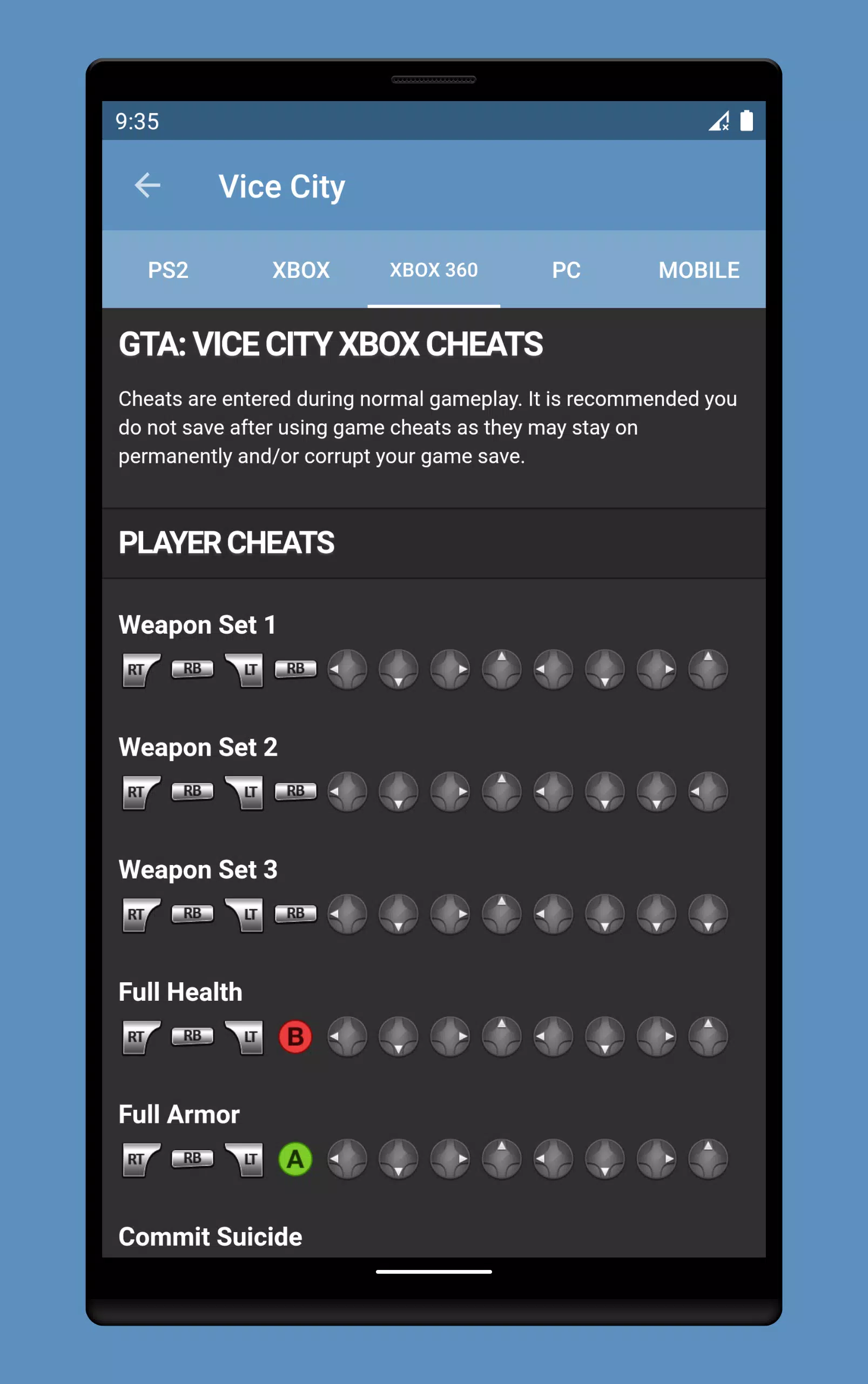 Cheats for GTA - Códigos para todos jogos da série Grand Theft  Auto::Appstore for Android
