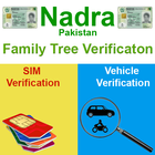 Nadra Family Tree Verification ícone