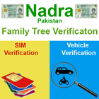 Nadra Family Tree Verification icon