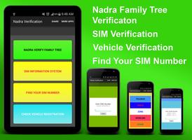 Nadra Family Tree Verification Affiche
