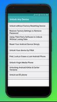 Unlock any Device Techniques 2020 الملصق