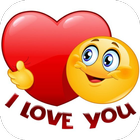i love you emoji icône
