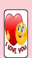 i love you emoji Affiche