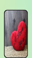 i love you heart poster