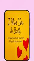 i miss you quotes poster