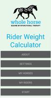Rider Weight Calculator Poster