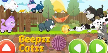 Гоночная игра для детей -Beepzz коты автомобили 🐱