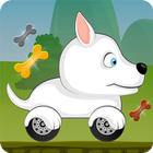 Racing games for kids - Dogs आइकन