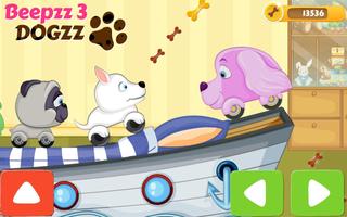 Racing games for kids - Dogs 海報