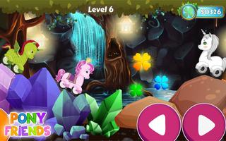 Kleines Pony spiel für Mädchen Plakat