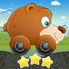 Racing auto spel voor kinderen-icoon