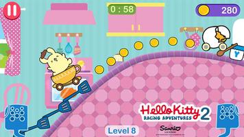 Jeux Hello Kitty - jeu voiture capture d'écran 1