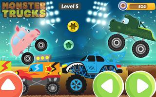 Monster Truck - Kids car game پوسٹر