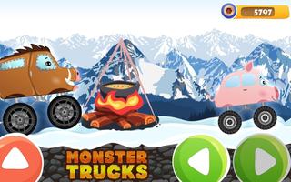 モンスタートラック子供のためのカーゲーム スクリーンショット 2