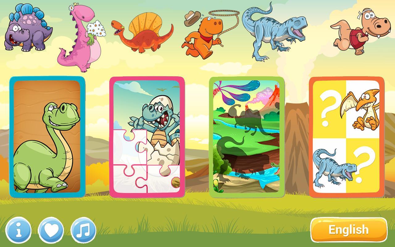 Rompecabezas para niños - juego de dinosaurio for Android - APK Download