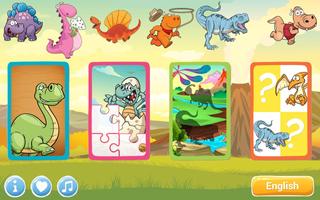 پوستر Kids puzzle - Dinosaur games
