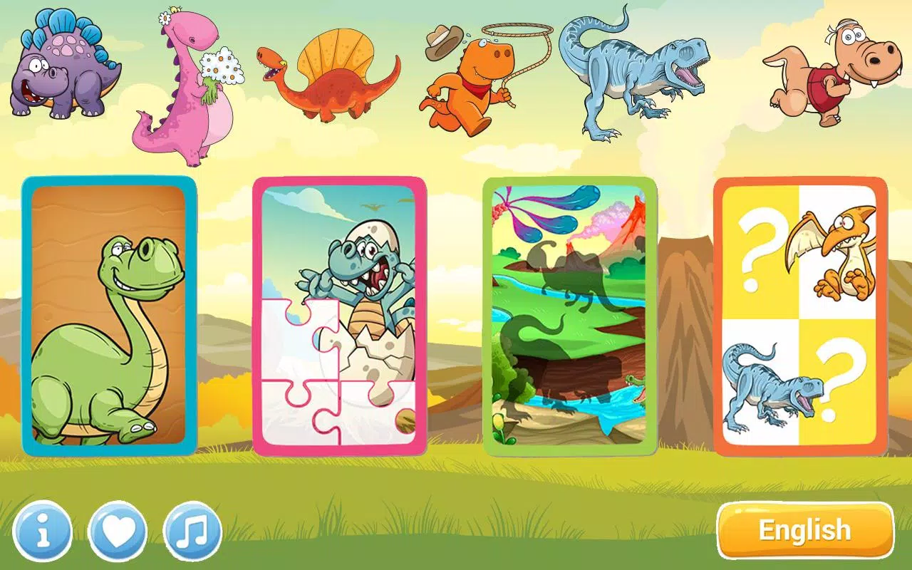 Kids jogos de quebra-cabeça de dinossauro - Microsoft Apps