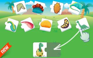 برنامه‌نما Kids puzzle - Dinosaur games عکس از صفحه