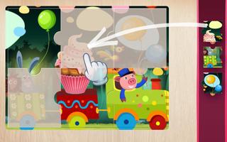 Puzzle for kids - learn food screenshot 1