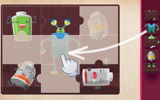 لغز الاطفال للتعليم رياض الأطفال - إنسان آلي 🤖 تصوير الشاشة 2