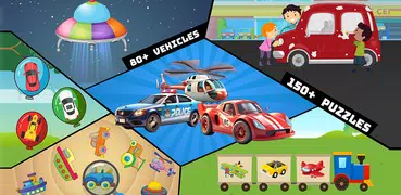 Car game for kids: Kids puzzle