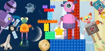 Robot game for preschool kids