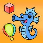 Permainan menyusun dan permainan pembelajaran ikon