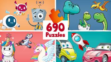 690 Puzzles for preschool kids poster