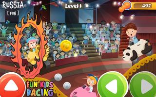 Kids racing game - fun game اسکرین شاٹ 1