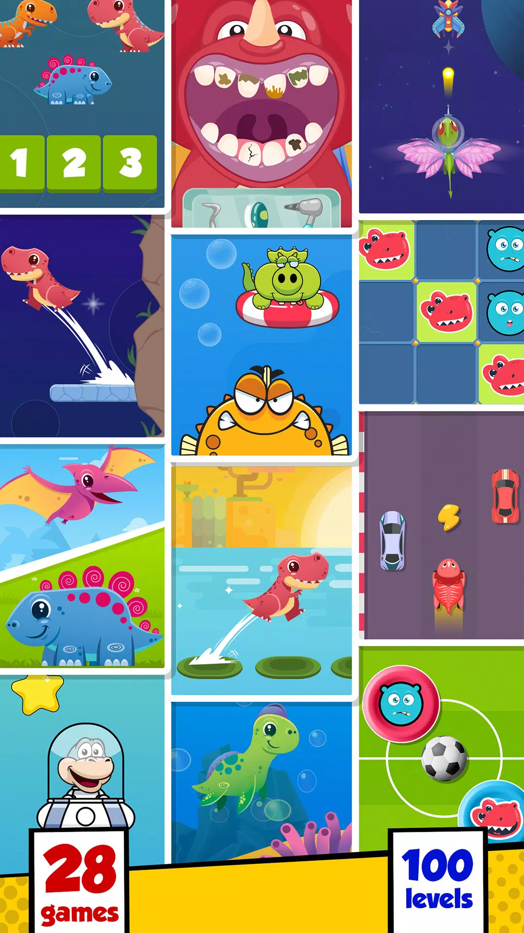 Jogos de crianças - Dinossauros::Appstore for Android