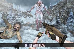 zombie mort tir sur la bataille de la neige: FPS Affiche