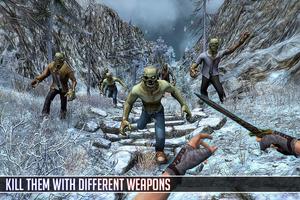 xác sống bắn chết zombie chiến trường tuyết: FPS ảnh chụp màn hình 2