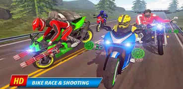 Bike Racing Simulator: Traffic Shooting Game