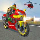Bike Racing Simulator: Traffic Shooting Game ikona