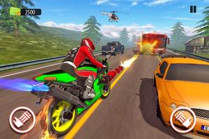 Bike Racing Simulator: Traffic Shooting Game ポスター