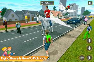 Flying Horse Taxi: School Duty الملصق