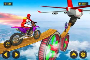 Light Speed Robot Hero Bike Racing Stunts capture d'écran 3