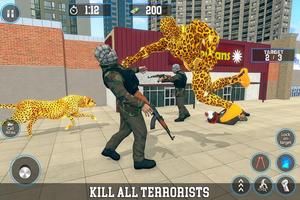 Multi Cheetah Hero Gangster Crime: Robot Fighting syot layar 2