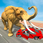 simulateur d'éléphant: ville déchaînée icône