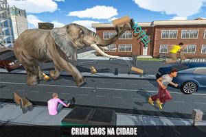 simulador de elefante: fúria da cidade Cartaz