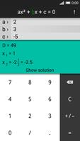 Quadratic Equation Solver Affiche