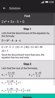 Quadratic Equation Solver screenshot 1