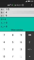 Quadratic Equation Solver capture d'écran 2