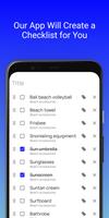 Equipaje - Lista de empaque + captura de pantalla 3
