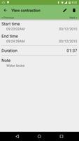 Contraction Timer captura de pantalla 3