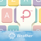 ikon Pastel Keyboard Themes Color