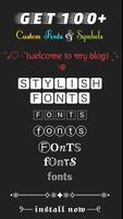 Stylish Text โปสเตอร์