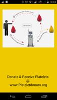 Platelet Donors Affiche