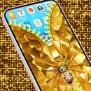 Gold Zipper Screen Lock APK