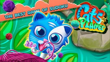 Cats Planet – Juego de sudokus gratis captura de pantalla 2